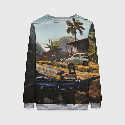 Женский свитшот Far Cry 6 game art / 3D-Меланж – фото 2