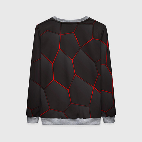 Женский свитшот Squid game BLACK / 3D-Меланж – фото 2