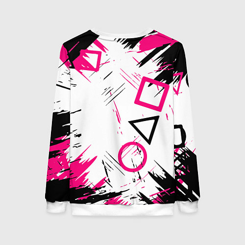 Женский свитшот Игра в кальмара Squid Game / 3D-Белый – фото 2