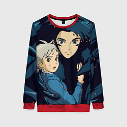 Женский свитшот Ходячий замок Софи и Хаул летят