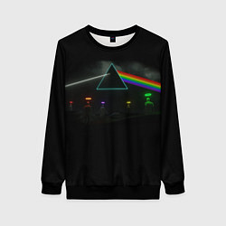 Свитшот женский ПИНК ФЛОЙД PINK FLOYD LOGO, цвет: 3D-черный