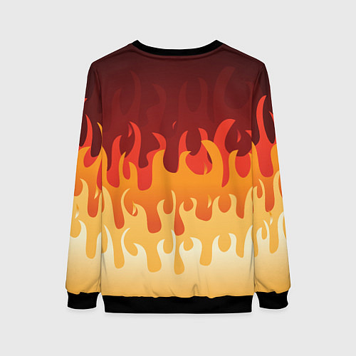 Женский свитшот Дорогой Папочка Friday Night Funkin / 3D-Черный – фото 2