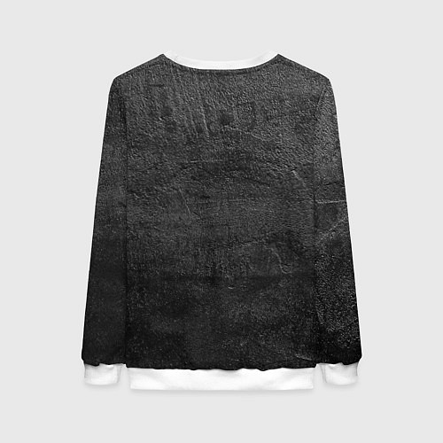 Женский свитшот Волчий отпечаток золотом Символ Велеса / 3D-Белый – фото 2