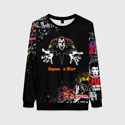 Женский свитшот Лого рок групп