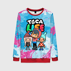 Женский свитшот ТОКА БОКА ГЕРОИ ГРЫ КРАСКИ