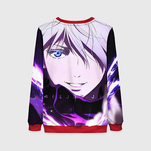 Женский свитшот Сатору Гото кастует заклинание / 3D-Красный – фото 2