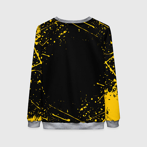 Женский свитшот WU-TANG CLAN БРЫЗГИ КРАСОК / 3D-Меланж – фото 2