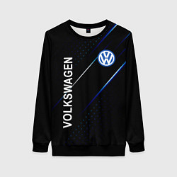 Свитшот женский Volkswagen, sport style, цвет: 3D-черный