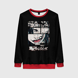 Свитшот женский Кейсуке Токийские Мстители, цвет: 3D-красный