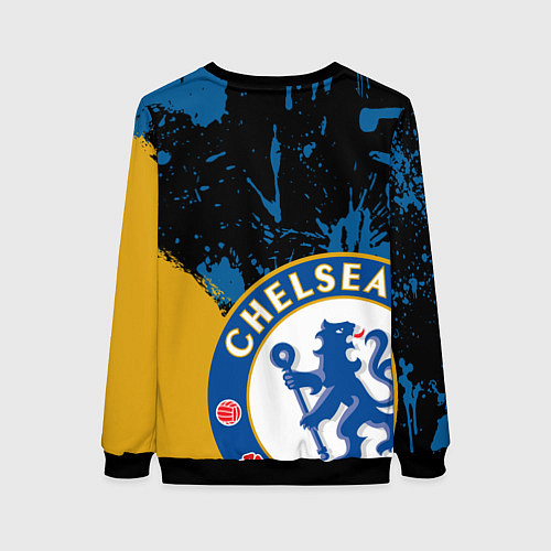 Женский свитшот ЧЕЛСИ CHELSEA GOLDEN LOGO / 3D-Черный – фото 2