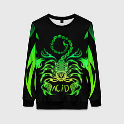 Женский свитшот Acid scorpion