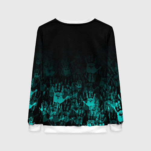 Женский свитшот WE KNOW NEON LOGO / 3D-Белый – фото 2