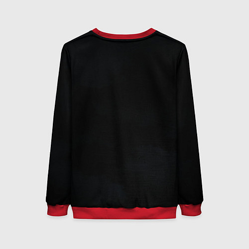 Женский свитшот Черные Храмовники раскраска доспеха / 3D-Красный – фото 2