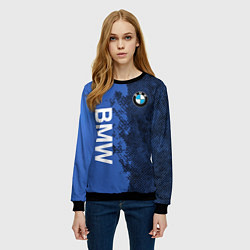 Свитшот женский BMW Бэха, цвет: 3D-черный — фото 2