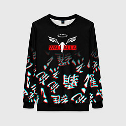 Свитшот женский Tokyo Revengers Valhalla Glitch, цвет: 3D-черный