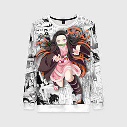Женский свитшот Незуко Камадо на манге