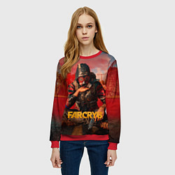 Свитшот женский Far Cry 6 - Повстанец, цвет: 3D-красный — фото 2