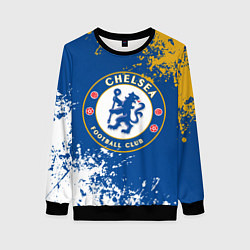 Женский свитшот ЧЕЛСИ, БРЫЗГИ КРАСОК