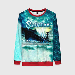 Свитшот женский World War Live: Battle of the Baltic Sea - Sabaton, цвет: 3D-красный