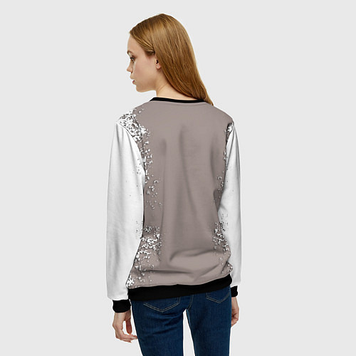 Женский свитшот POPPY PLAYTIME GAME / 3D-Черный – фото 4