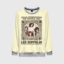 Женский свитшот Led Zeppelin - Texas International Pop Festival 19