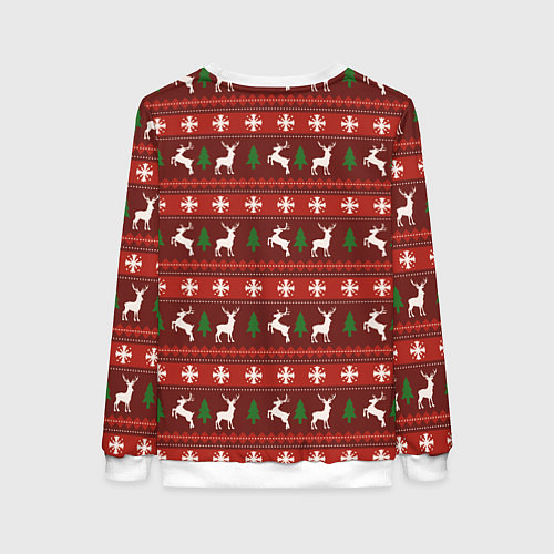 Женский свитшот Bad Santa Плохой Санта / 3D-Белый – фото 2