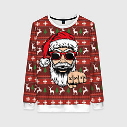 Женский свитшот Bad Santa Плохой Санта