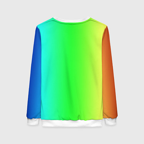 Женский свитшот Geometry Dash / 3D-Белый – фото 2