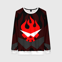 Свитшот женский GURREN LAGANN LOGO SYMBOL, цвет: 3D-белый