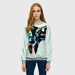 Свитшот женский Iowa - Slipknot, цвет: 3D-меланж — фото 2