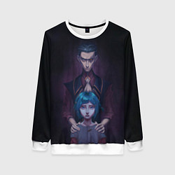 Свитшот женский Джинкс и Силко, цвет: 3D-белый