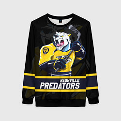 Женский свитшот Нэшвилл Предаторз, Nashville Predators