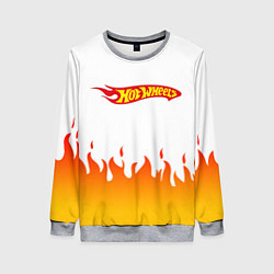 Женский свитшот Hot Wheels Logo Fire