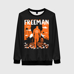 Свитшот женский Walkin Freeman, цвет: 3D-черный