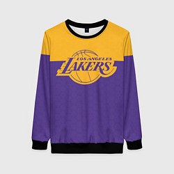 Свитшот женский LAKERS LINE HEXAGON SPORT, цвет: 3D-черный