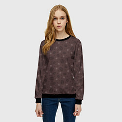 Свитшот женский Кофе - Coffee, цвет: 3D-черный — фото 2