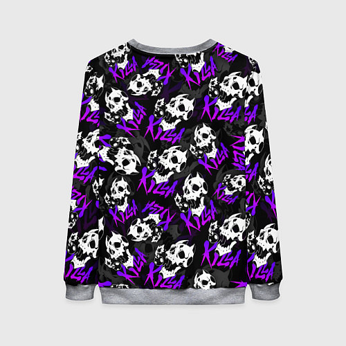 Женский свитшот JOJO KILLER QUEEN КОРОЛЕВА УБИЙЦА УЗОР / 3D-Меланж – фото 2