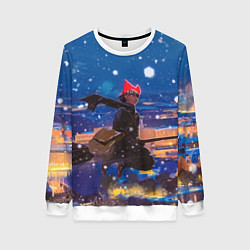 Женский свитшот Ведьмина служба доставки