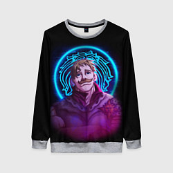 Женский свитшот ЭСКАНОР 7 СМРТЕНЫХ ГРЕХОВ НЕОН