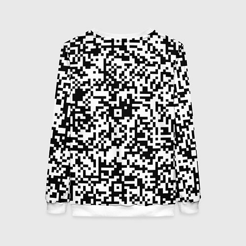 Женский свитшот Стиль QR код / 3D-Белый – фото 2