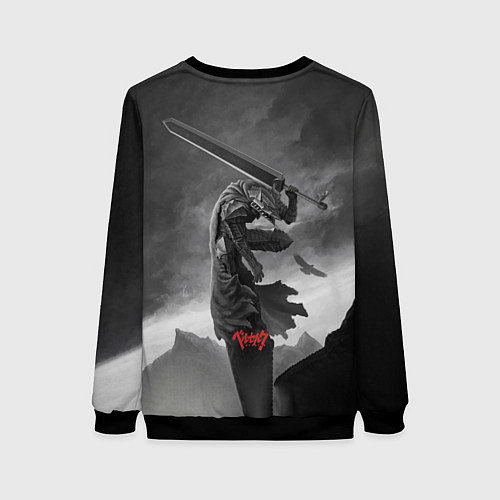 Женский свитшот BERSERK РИСУНОК / 3D-Черный – фото 2