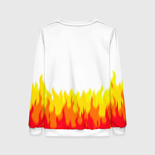 Женский свитшот Ноггано 228 пламя / 3D-Белый – фото 2