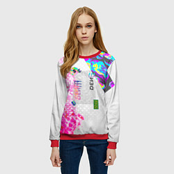 Свитшот женский Шаза Психоделика, цвет: 3D-красный — фото 2