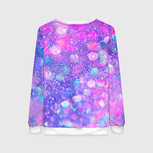 Женский свитшот День Рождения - Медвежонок с шариками / 3D-Белый – фото 2