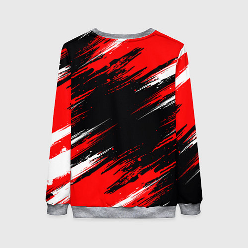 Женский свитшот SAMURAI CYBERPUNK 2077 КИБЕРПАНК 2077 / 3D-Меланж – фото 2