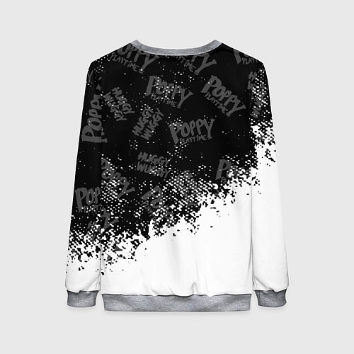 Женский свитшот Хаги ваги poppy playtime / 3D-Меланж – фото 2