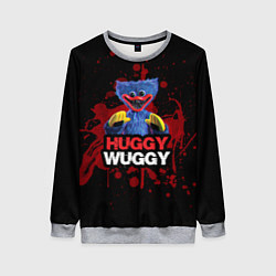 Женский свитшот 3D Хаги ваги Huggy Wuggy Poppy Playtime