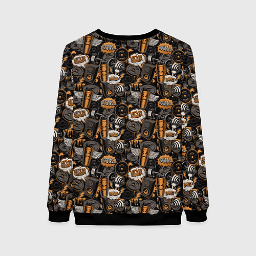 Женский свитшот Lets Go Champ / 3D-Черный – фото 2