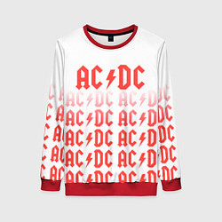 Женский свитшот Acdc Паттерн