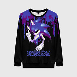 Женский свитшот Sonic Exe - Dark Sonic